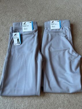 Champro Light Gray open bottom youth baseball pants